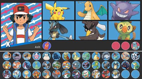 ash legendary pokemon list